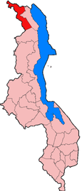 Location of Chitipa District in Malawi