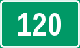 Riksvei 120 shield