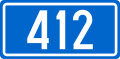 D412 state road shield
