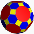 Truncated icosidodecahedron color