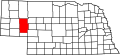 State map highlighting Garden County