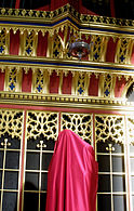 Decoration to side of altar and statue - Christ Church Moss Side.jpg