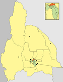 location of Departamento Chimbas in San Juan Province