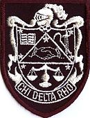 The official coat of arms of Chi Delta Rho