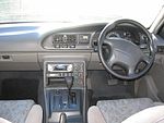 Grey automobile interior