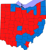 Ohio Governor Election Results by County, 2010.svg