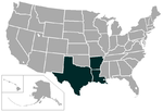 Southland Conference map.png
