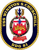 DDG-81 USS Winston Churchill Coat Of Arms
