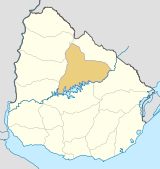 Uruguay Tacuarembó map.svg