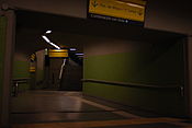 Línea H, pasillo para combinar con línea A en estación Once (Buenos aire, noviembre 2008).jpg