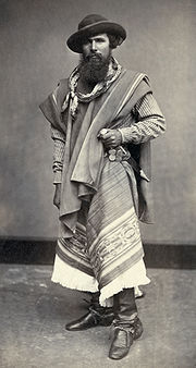 A gaucho from Argentina, circa 1868