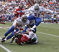 Tackle during the 2006 Pro Bowl in Hawaii