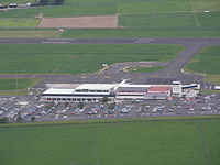 Dunedin Airport From the air.JPG