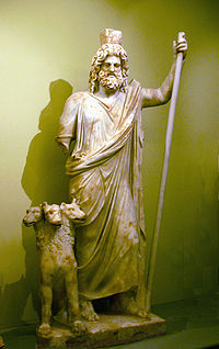 Hades with Cerberus (Heraklion Archaeological Museum)