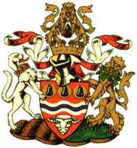 Arms of the former Hereford and Worcester County Council