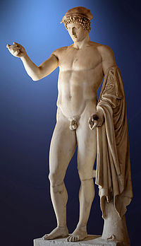 So-called “Logios Hermes” (Hermes,Orator). Marble, Roman copy from the late 1st century CE - early 2nd century CE after a Greek original of the 5th century BCE.