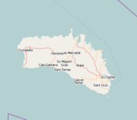 MAH is located in Minorca