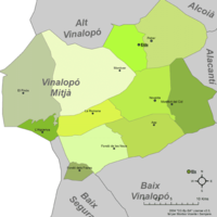 Municipalities of Vinalopó Mitjà