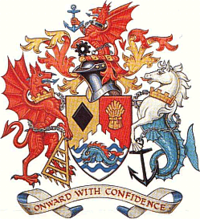Arms of Ogwr Borough Council