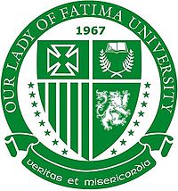 Our Lady of Fatima University logo.jpg