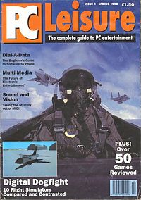 Cover of PC Leisure issue 1 Spring 1990