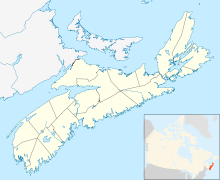 Middle Porters Lake, Nova Scotia is located in Nova Scotia