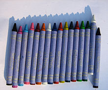 The 16 glitter crayola crayons