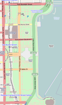 Grant Park Chicago map.png