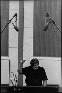 Oehler at a recording session in the mid-1990s