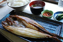 Okhostk atka mackerel,hokke-yakizakana-teisyoku,syari-town,japan.JPG