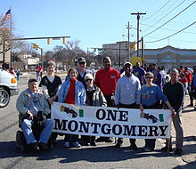 One Montgomery in MLK Parade, Dexter Ave, Montgomery AL.