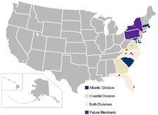 Atlantic Coast Conference locations