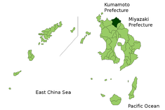 Location of Ōkuchi