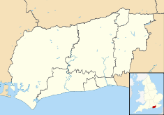 Maps of castles in England by county is located in West Sussex