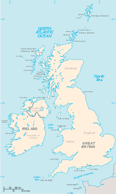 Geography of the Isle of Man is located in British Isles