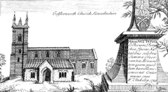 Colsterworth Church, Lincolnshire by W. Stukeley (1722).png