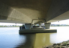 Underneath the No. 2 Road Bridge in Canada