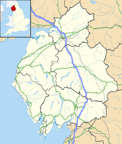 Milburn is located in Cumbria