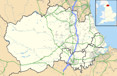 Mowden is located in County Durham