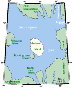 Norwegian Bay - Norwegian Bay and some of its islands.