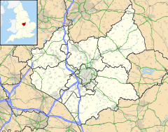 Oadby is located in Leicestershire