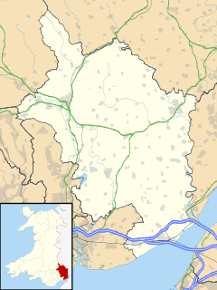 Crick is located in Monmouthshire