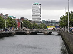 O'Connell Bridge viewed from upstream