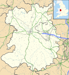 Cressage is located in Shropshire