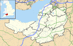 Downhead is located in Somerset