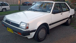 1986–1988 Mitsubishi Colt (RD) GL sedan (Australia)