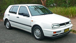1996–1998 Volkswagen Golf (1H) CL 5-door hatchback (Australia)