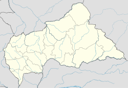 Ouanda Djallé is located in Central African Republic