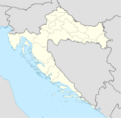 Crkvari is located in Croatia