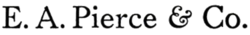 E.A. Pierce & Co. logo